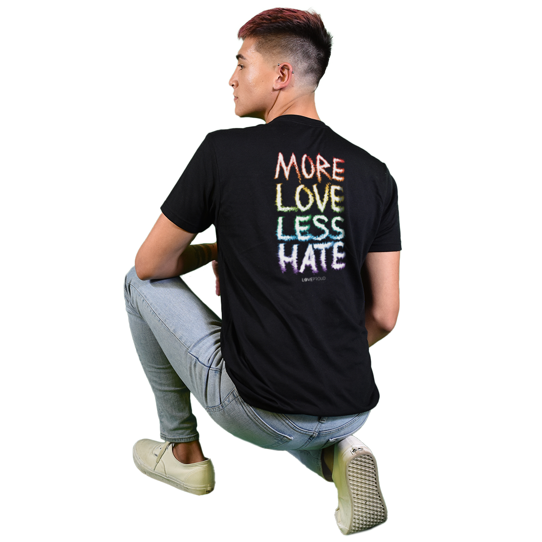 more love less hate shirt