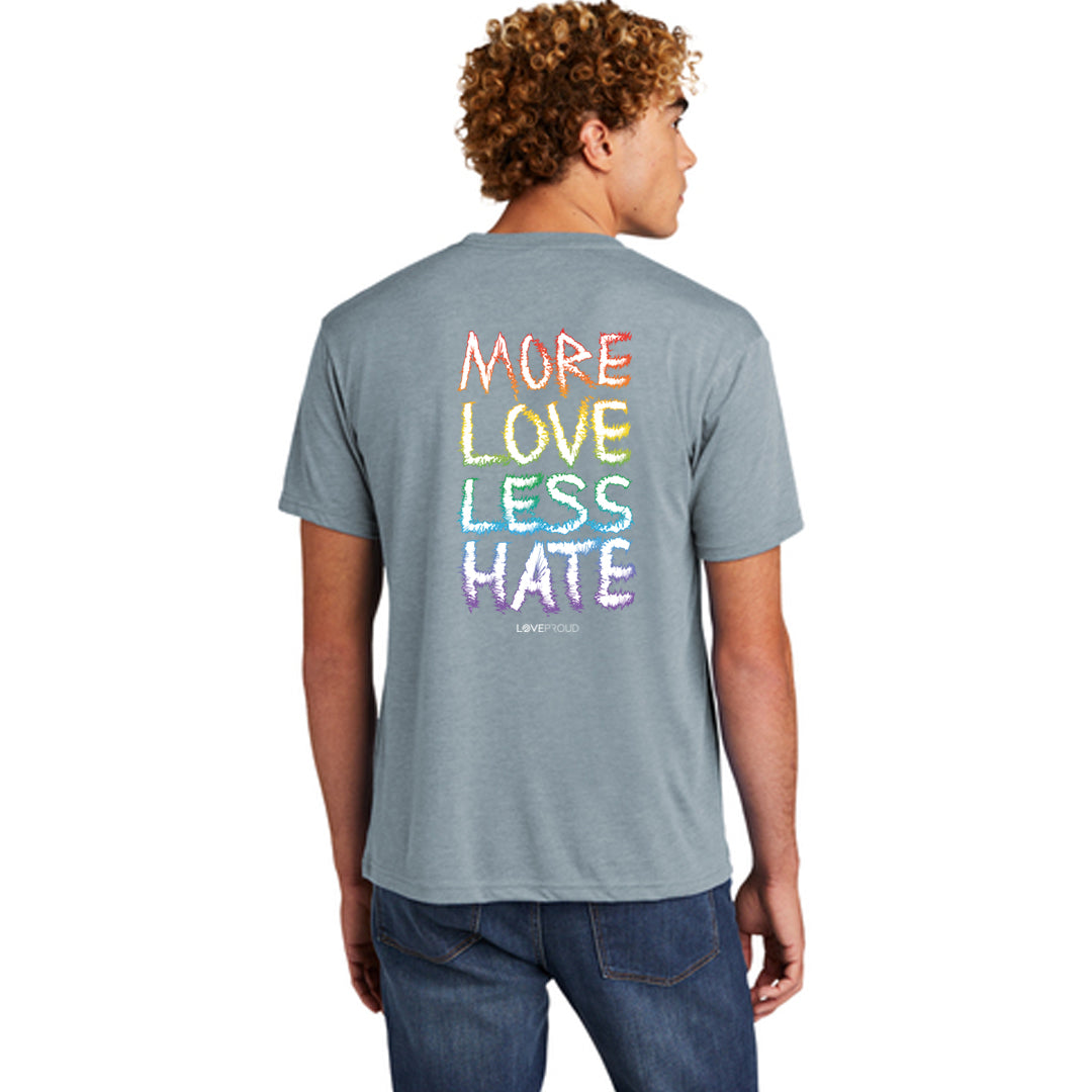 more love less hate shirt